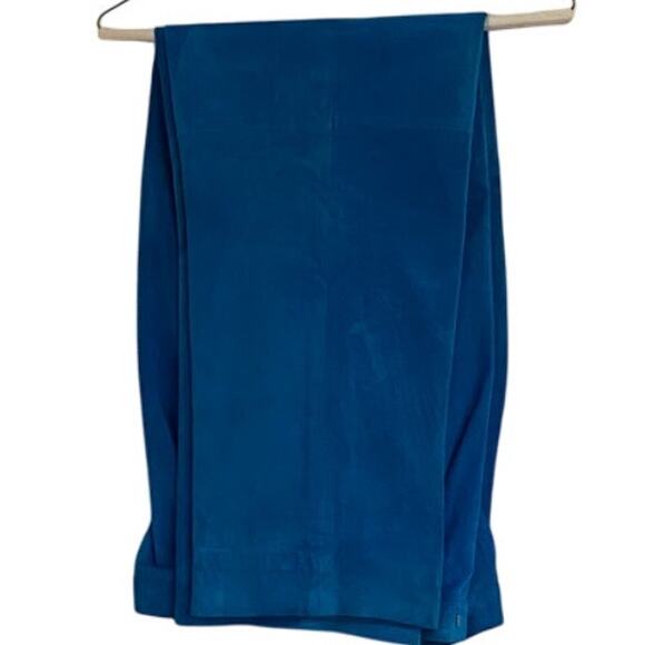 West Bay Women’s Size 10 Blue Pig Suede Pants - Picture 3 of 7